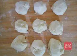 Illustration of how to make bean paste buns 4