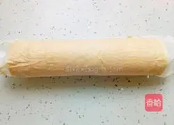 Custard Sauce Cake Roll Recipe Illustration 17