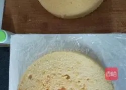 Illustration of how to make a cream cake 2