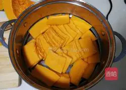 Pumpkin Glutinous Rice Sandwich Cake Recipe Illustration 2