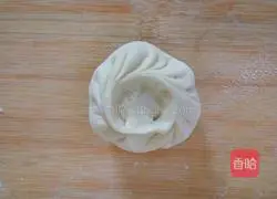 Illustration of how to make bean paste buns 8