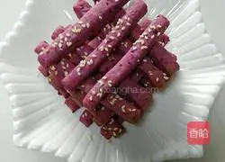 Purple Sweet Potato Biscuit Sticks Recipe Illustration 6