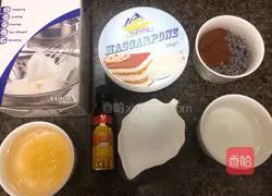 Chocolate Tiramisu Illustration of Misu's cooking method 1