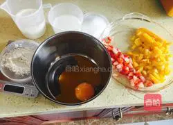 Illustration of how to make fruit tart 1