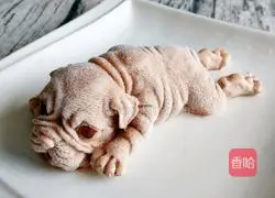 Illustration of how to make mousse dog (no egg yolk version) 10