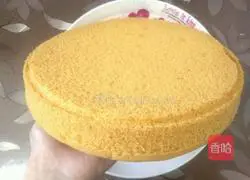 Illustration of how to make chiffon cake 12
