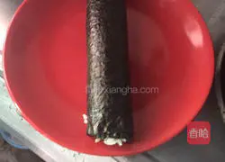 Illustration of how to make sushi 5