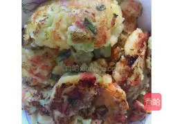 Illustration of how to make crispy potato pancakes 9