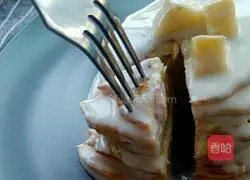 Illustration of how to make banana cake without additives that can be made with zero experience 18