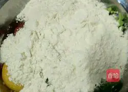 Illustration of how to make colorful fruit and vegetable egg pancakes 4