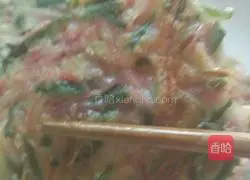 Illustration of how to make pan-fried radish and leek cakes 5