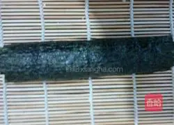 Illustration of how to make sushi 6