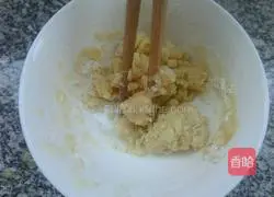 Illustration of making dough pancakes 4