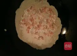 Illustration of how to make carrot and ham pancakes 5
