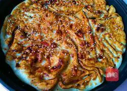 Illustration of making sauce pancake 21