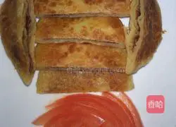 Illustration of how to make crispy bean paste cake 12