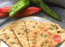 Illustration of how to make egg and green onion cake 10