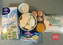 Illustration of how to make heavy cheesecake 1