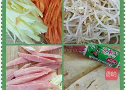 Illustration of how to make vegetable burritos 4