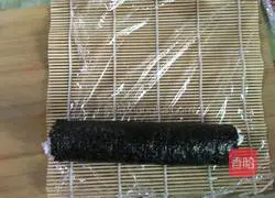 Illustration of how to make sushi 5