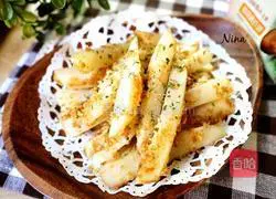 Illustration of how to make soda cracker baked French fries 6