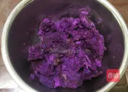 Purple sweet potato glutinous rice cake recipe 1