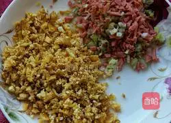 Illustration of how to make scallion pancake 5