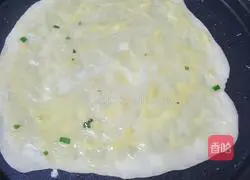 Spring Illustration of how to make seasonal vegetable chives, eggs and shrimp pancakes 6