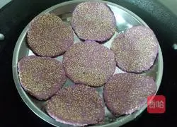 Purple potato cake (oil-free oven version) recipe 6