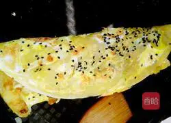 Illustration of how to make breakfast pancakes with fruit 11