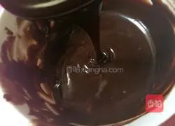 Chocolate Glaze Orelli Illustration of how to make salty cream cake (six inches) 12