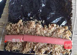 Illustration of how to make sushi 3