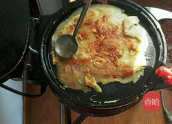 Illustration of how to make original roll pancake 4