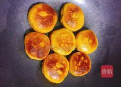 Illustration of making dough pumpkin cake 10