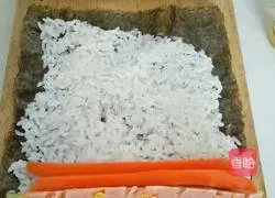 Illustration of how to make sushi 2