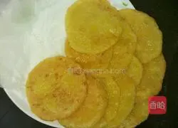 Illustration of how to make fried pumpkin cake 8