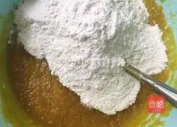 Pumpkin Cake Illustration of how to do it 3