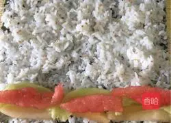 ~Watermelon Fruit Sushi~ Recipe Illustration 8