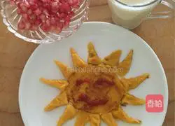 Illustration of how to make sunflower pumpkin bean dregs cake 3