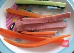 Illustration of how to make caviar sushi 1