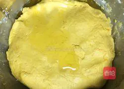 Illustration of how to make pumpkin glutinous rice sandwich cake 10