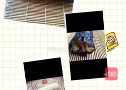 Illustration of how to make sushi 6