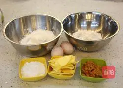 Zero-failure, super delicious, must-learn recipe - Illustration of how to make meat floss margarita pancakes 1