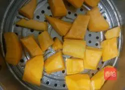 Pumpkin bean paste cake recipe 2