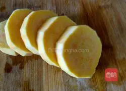 Illustration of how to make sweet potato cake 1