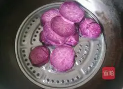 Purple potato cake recipe 1