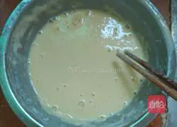 Illustration of how to make egg pancakes 1