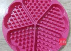 Illustration of how to make pan red date yogurt waffles 8