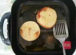 Illustration of making dough brown sugar cake 10