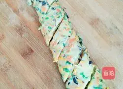 Illustration of how to make colorful egg pancakes 7